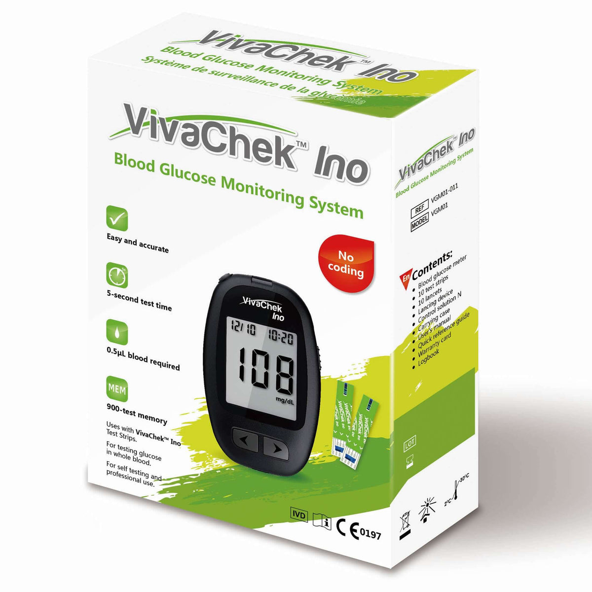 VivaChek Ino Blood Glucose Meter | UK Version