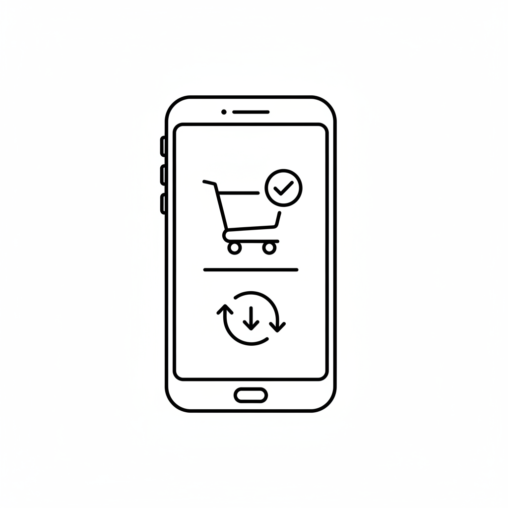 Order a self-test kit online with mobile phone
